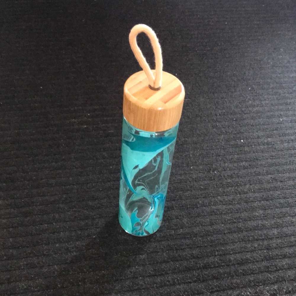 Gorgeous glass water bottle